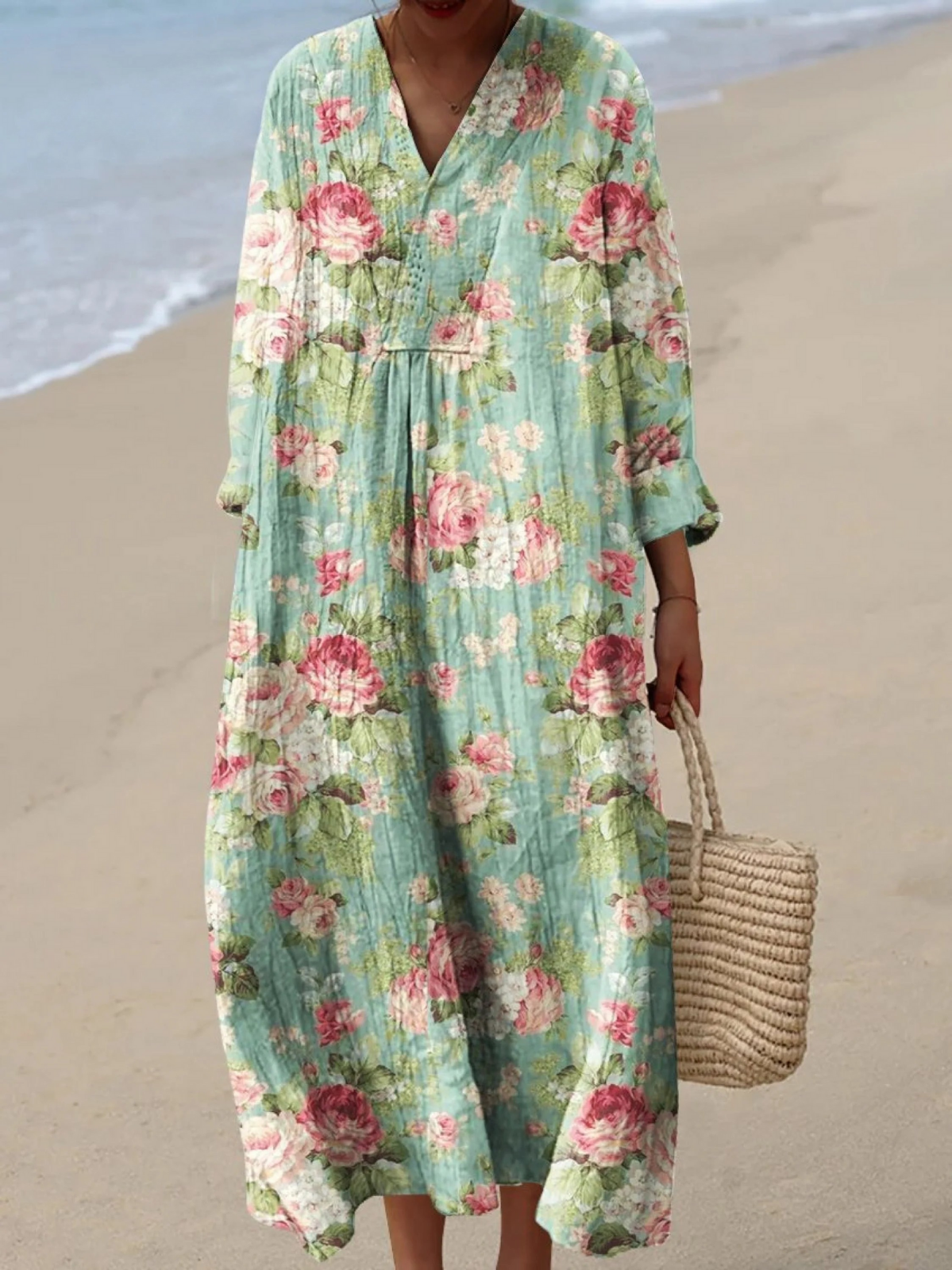 Amara | Vestido ligero de verano con mangas largas