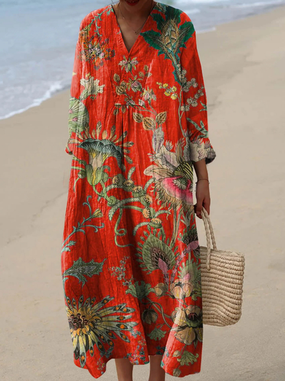 Serena | Vestido ligero de verano con mangas largas