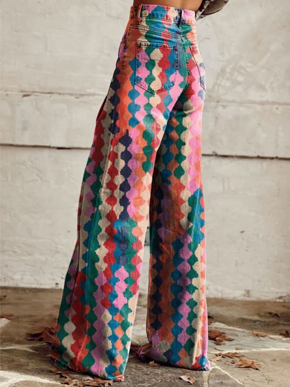 Lina™ - Pantalones anchos cómodos de estilo vintage