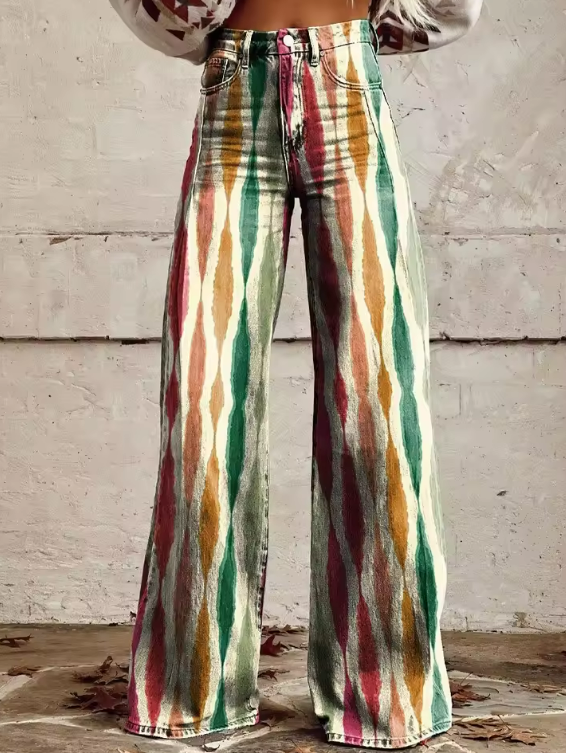 Isabella - Pantalones de estilo bohemio chic