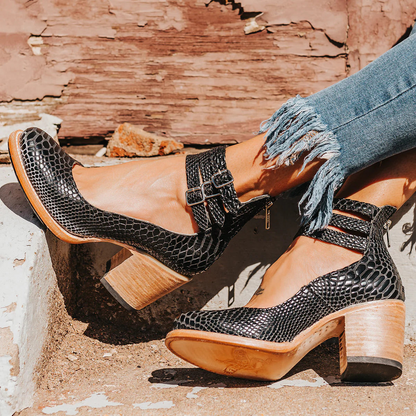 Elsa | Zapatos de tacón vintage sofisticados