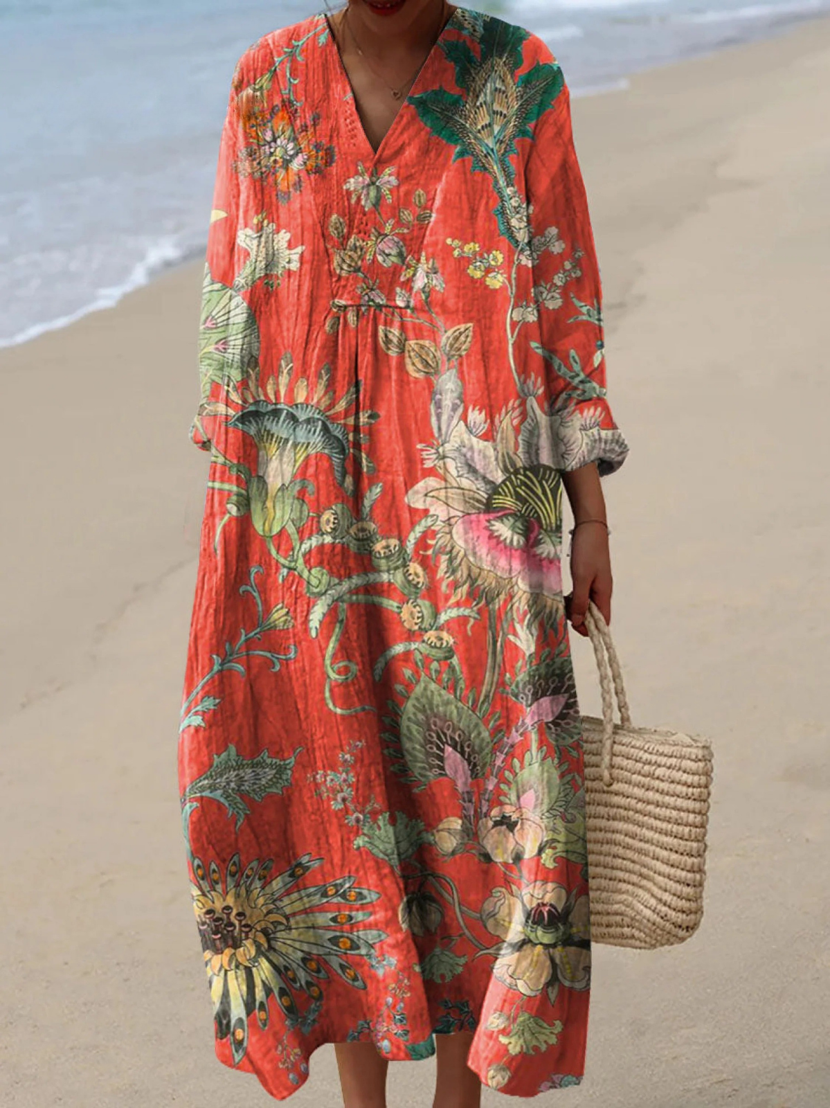 Serena | Vestido ligero de verano con mangas largas