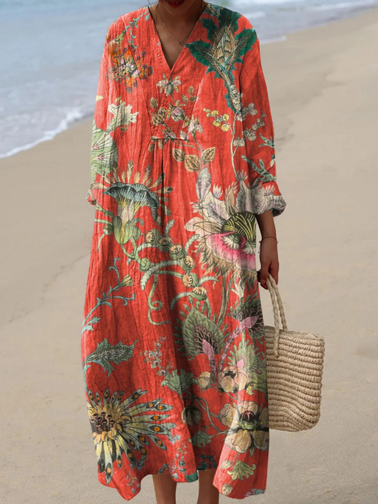 Serena | Vestido ligero de verano con mangas largas
