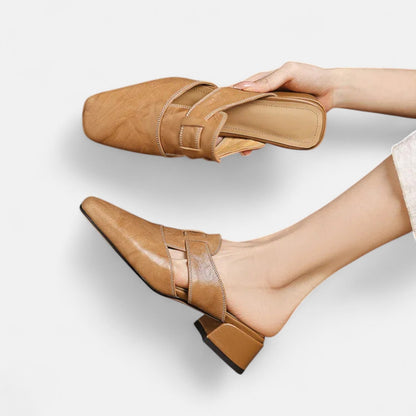 Elegantes sandalias de cuero Andie