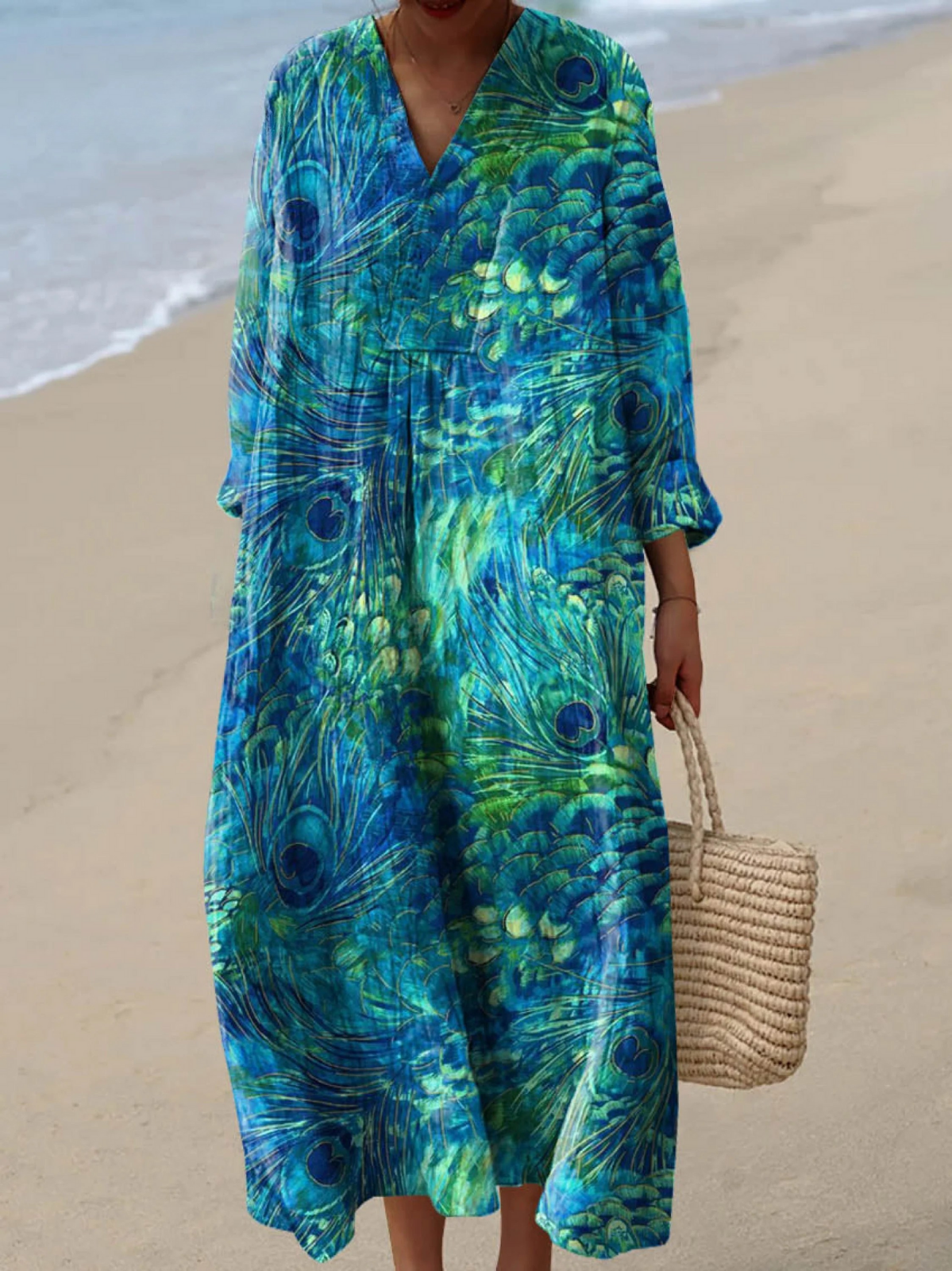 Valina | Vestido ligero de verano con mangas largas