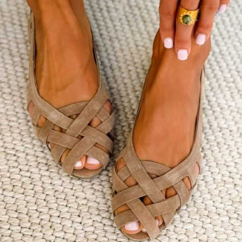 Caterina Intrecciati Sandalias Confort Coloridas