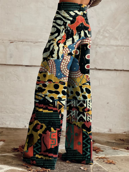 Mia™ - Pantalones de pierna ancha modernos y coloridos
