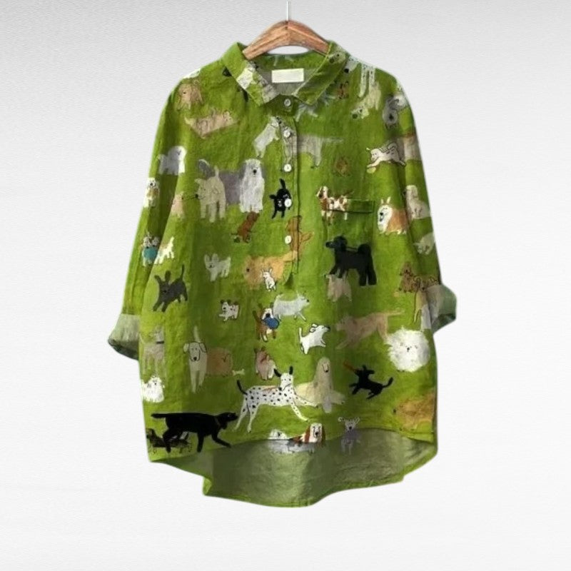 Cecilia | Blusa de animales juguetones