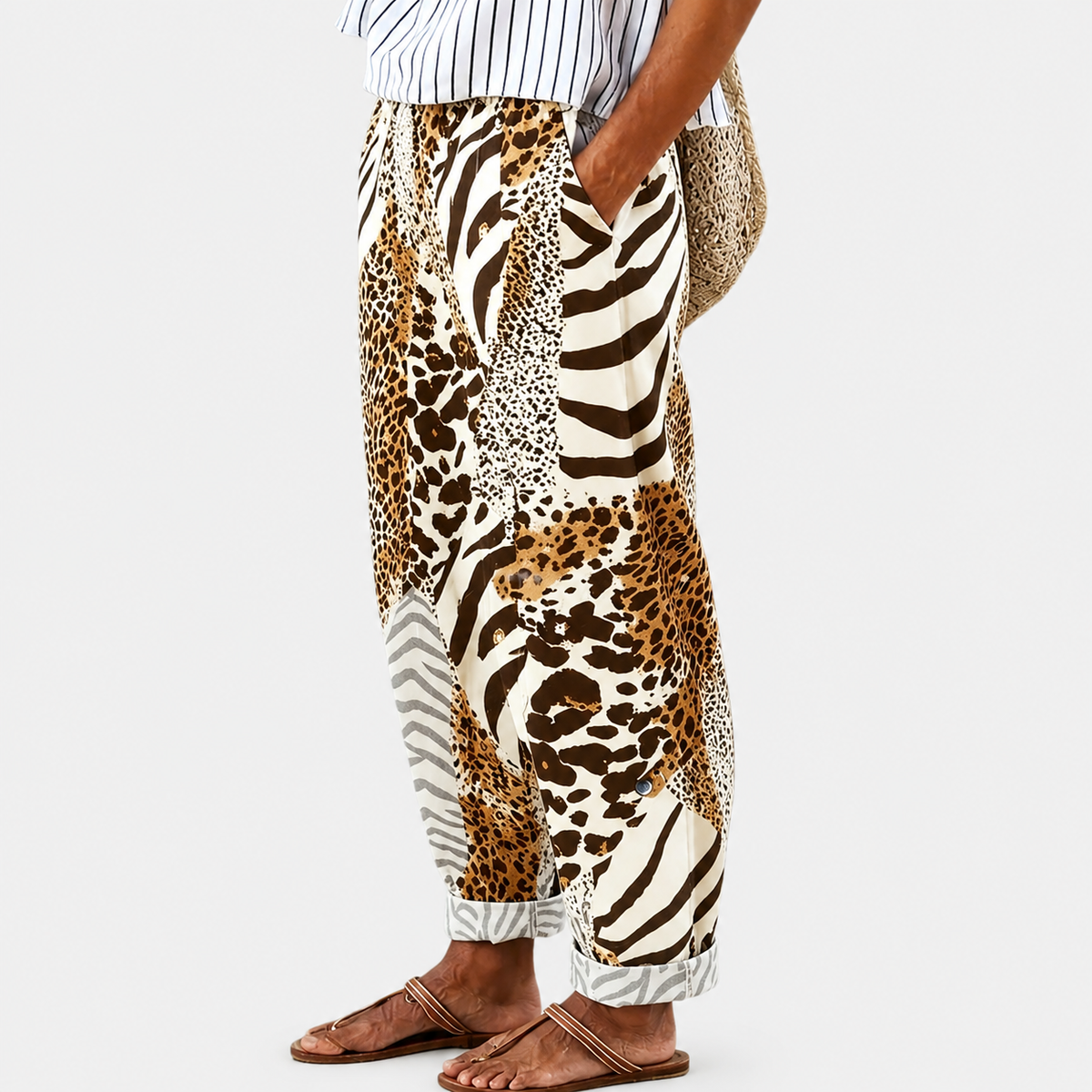 Pantalones cómodos Savanna Mosaico