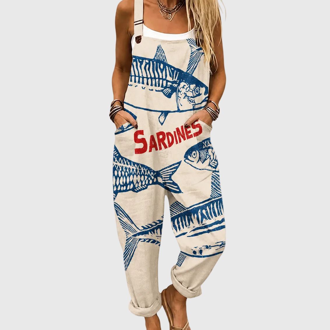 Peto estampado cómodo