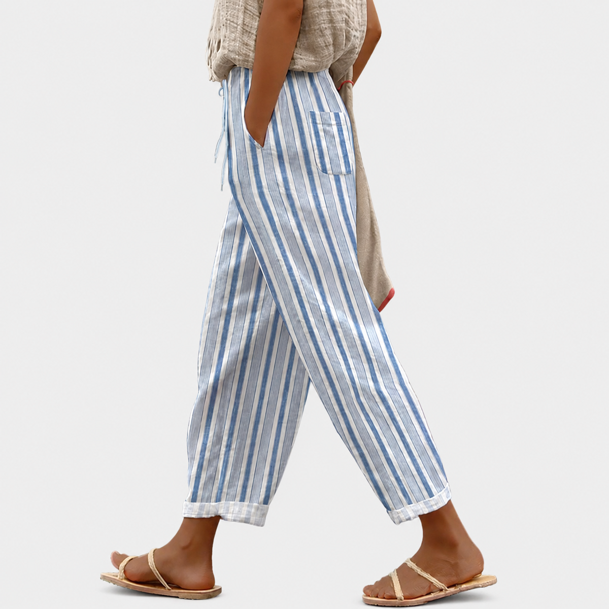 Pantalones casuales estampados para mujer