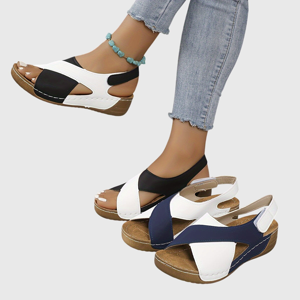 Ainsley™ | Sandalias ortopédicas cómodas