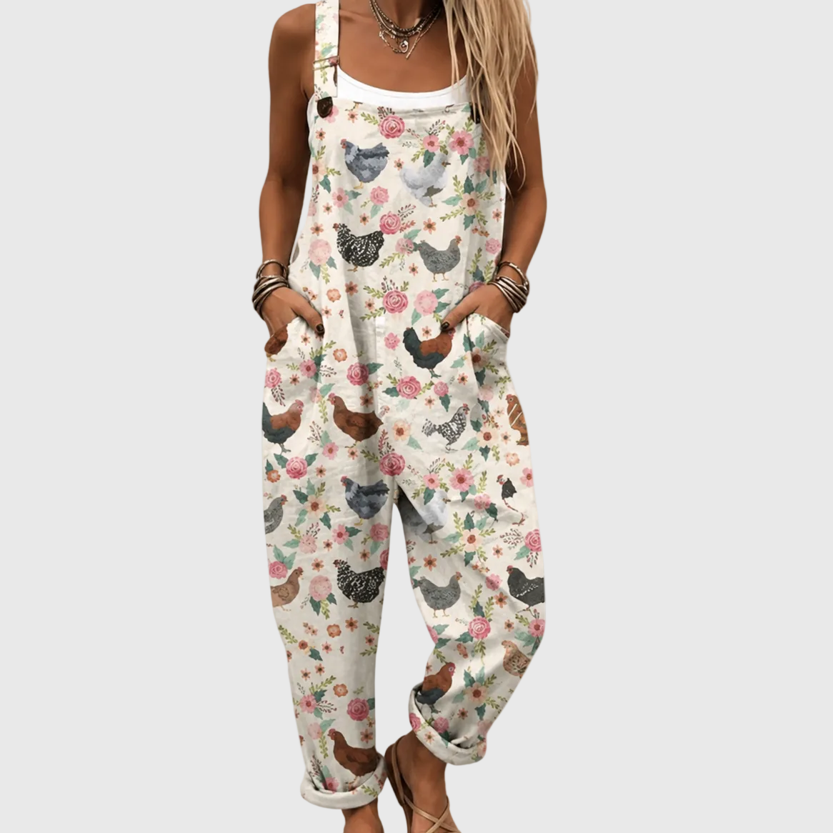 Peto estampado cómodo