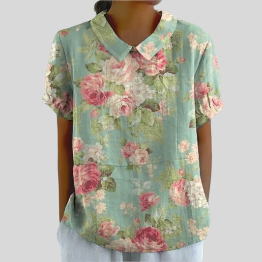 Brigitte | Blusa floral vintage