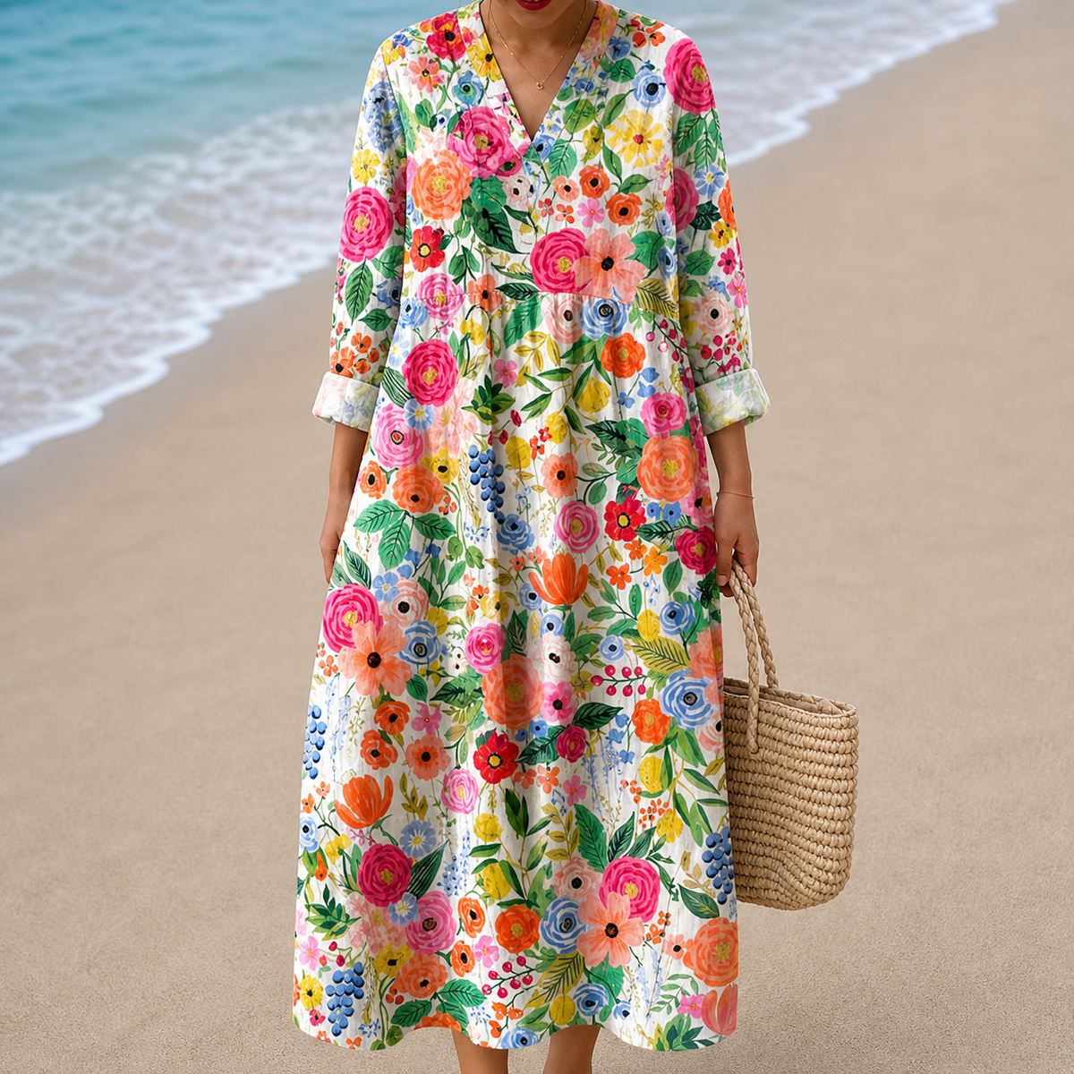Vestido cómodo de verano