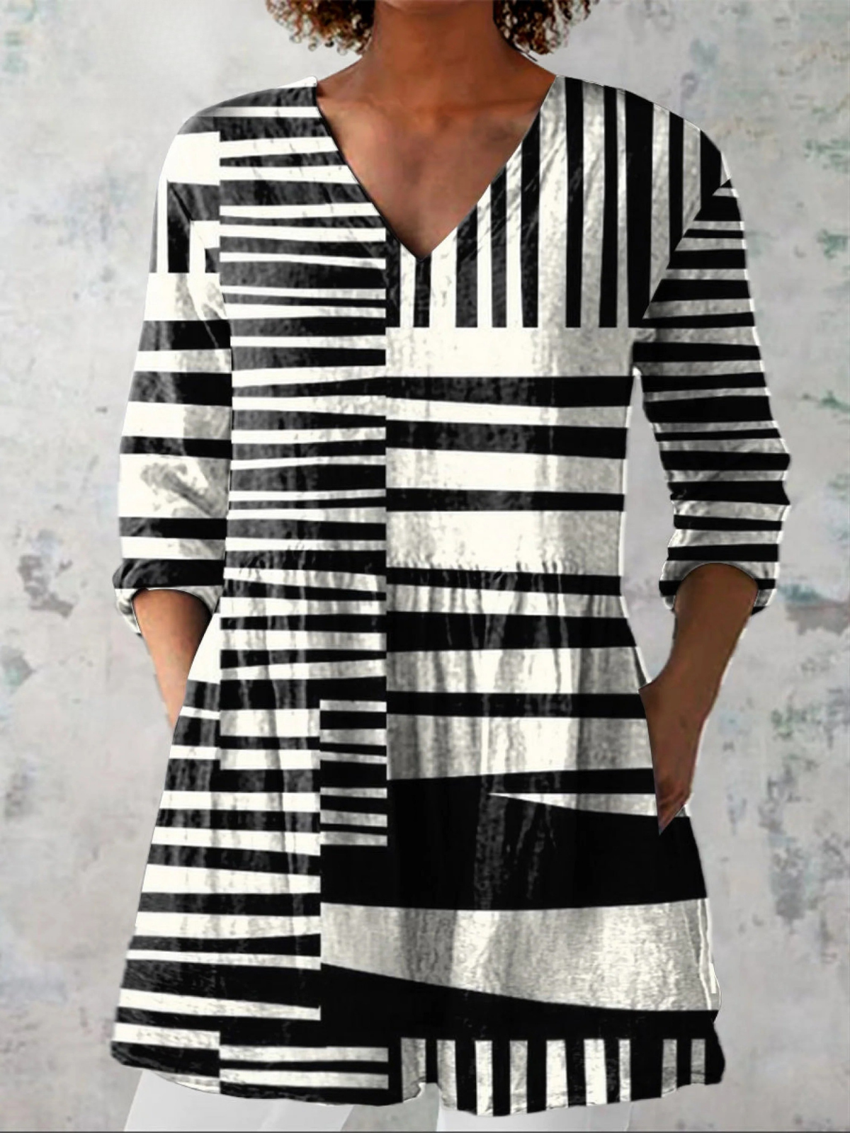 Capri | Blusa larga con escote en V