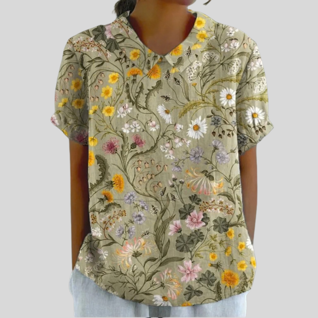 Victoria | Blusa de jardín campestre