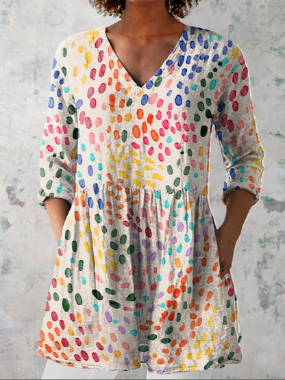 Bernadette | Blusa larga con escote en V