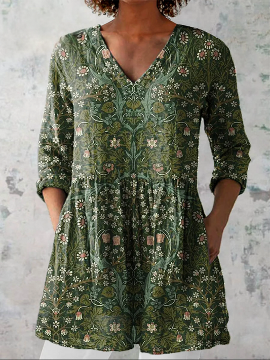 Addison | Blusa larga con escote en V