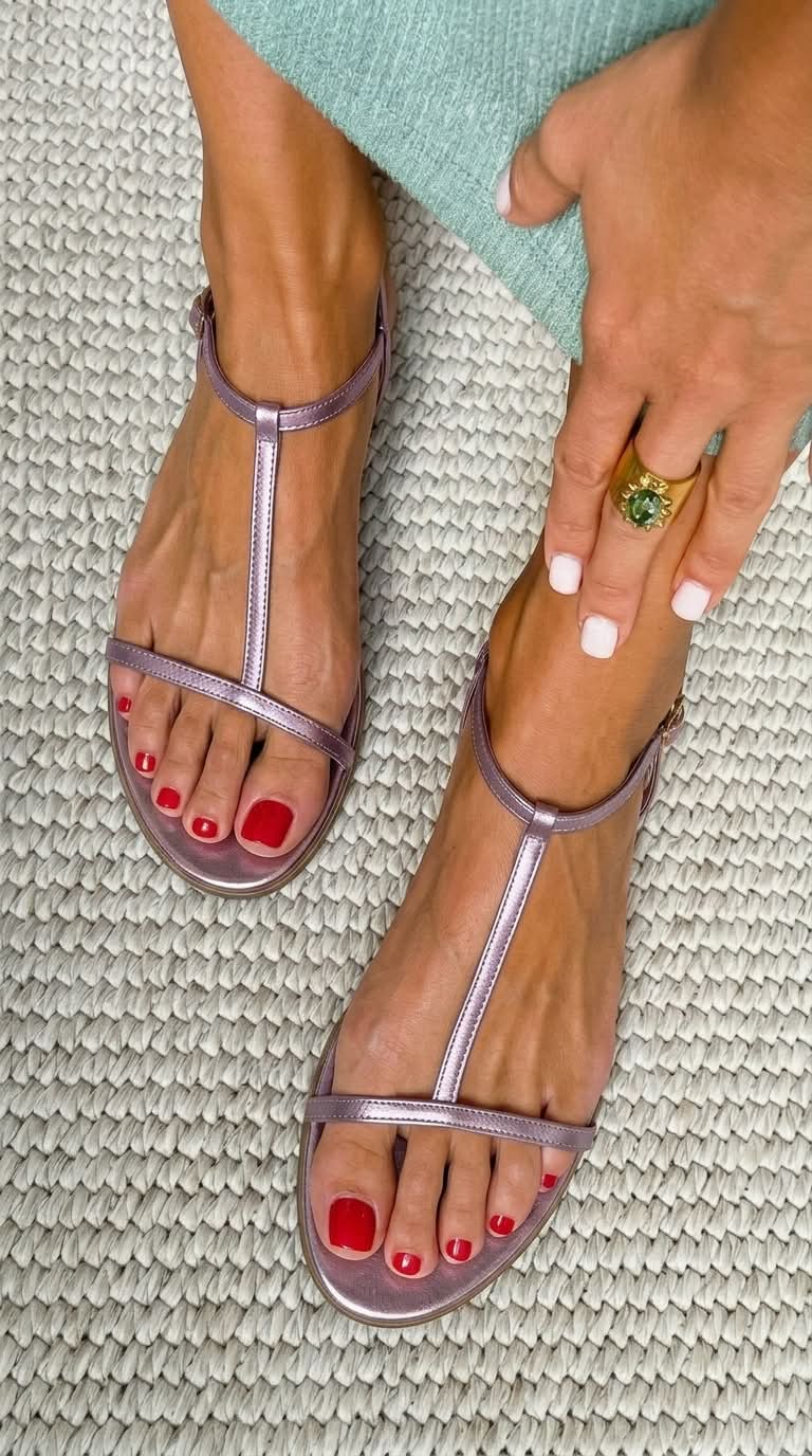 Sandalias Rosalba Oro Primavera