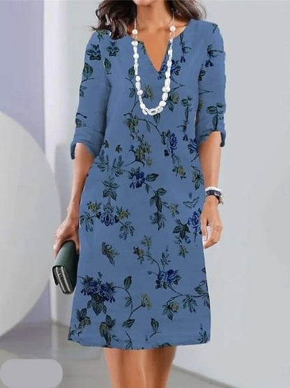 Eleanor | Vestido floral de capas
