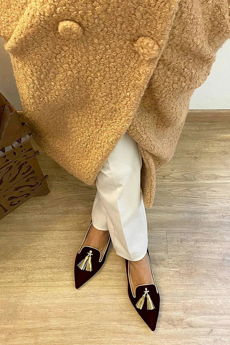 Amelie | Mocasines elegantes con flecos