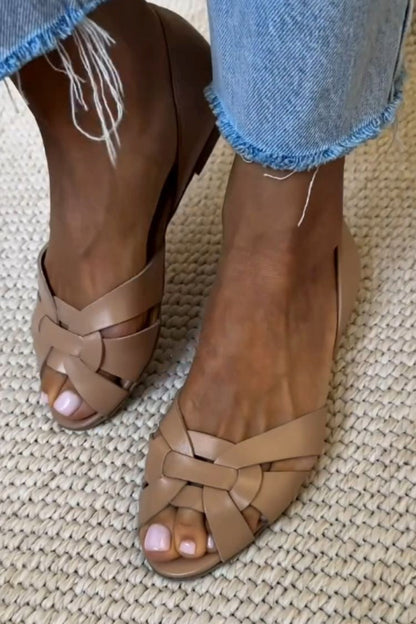 Sandalias trenzadas Serafina Natural Confort