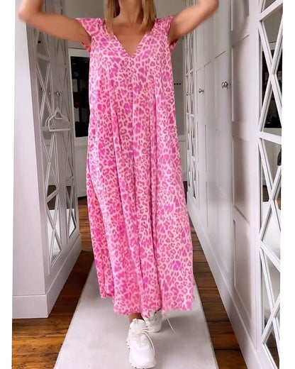 Glaiza | Vestido largo con escote en V