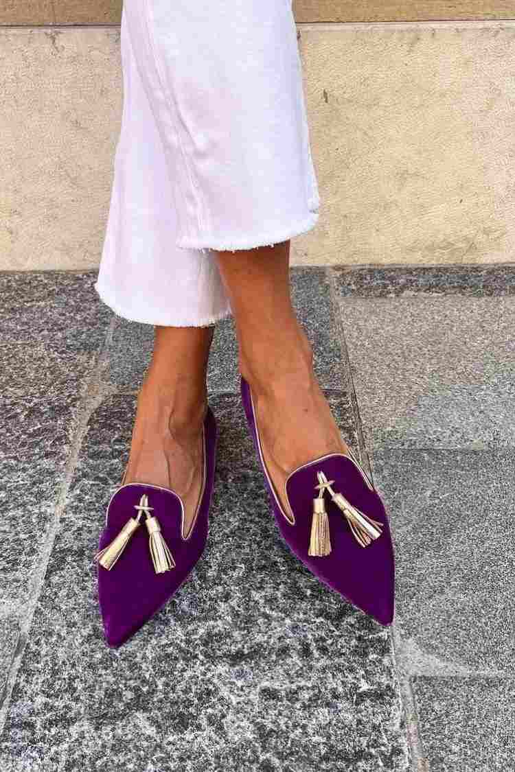 Amelie | Mocasines elegantes con flecos