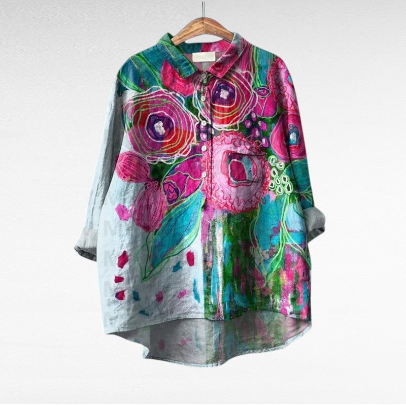 Esmée | Blusa artística floral