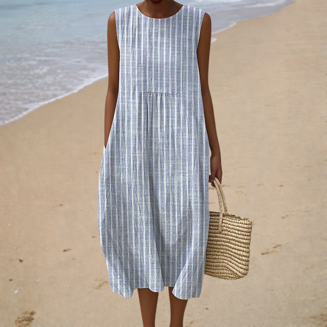 Anaïs | Vestido de playa a rayas
