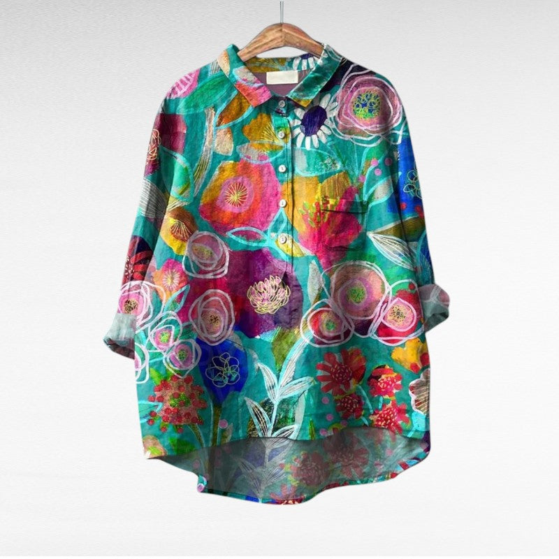 Esmée | Blusa artística floral