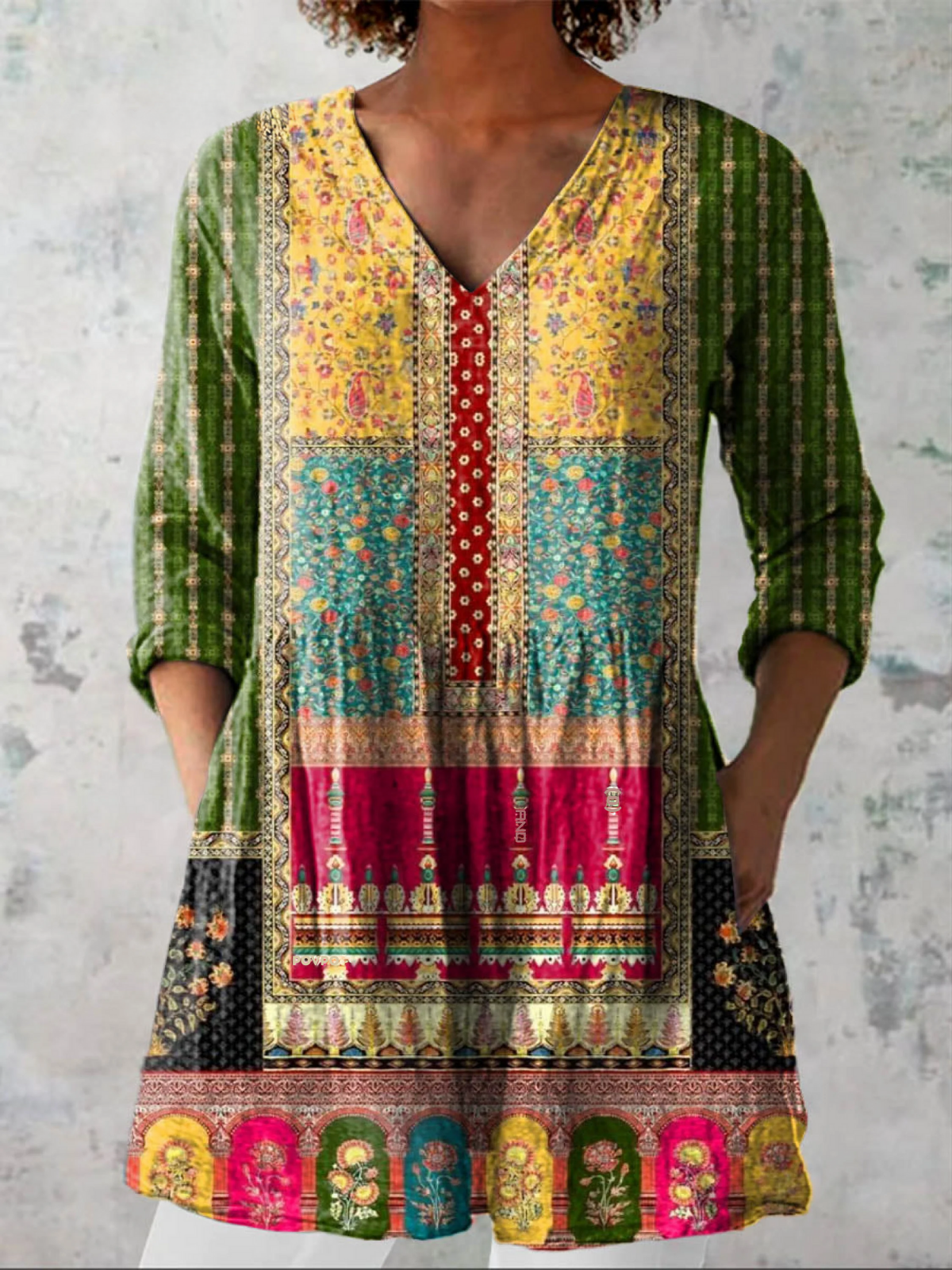 Jacinda | Blusa larga con escote en V