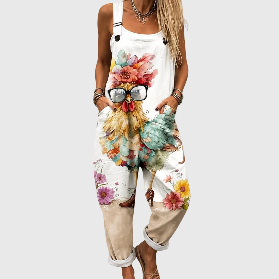 Peto estampado cómodo