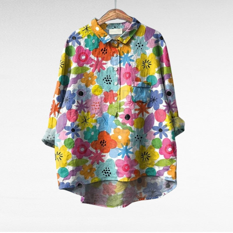 Esmée | Blusa artística floral