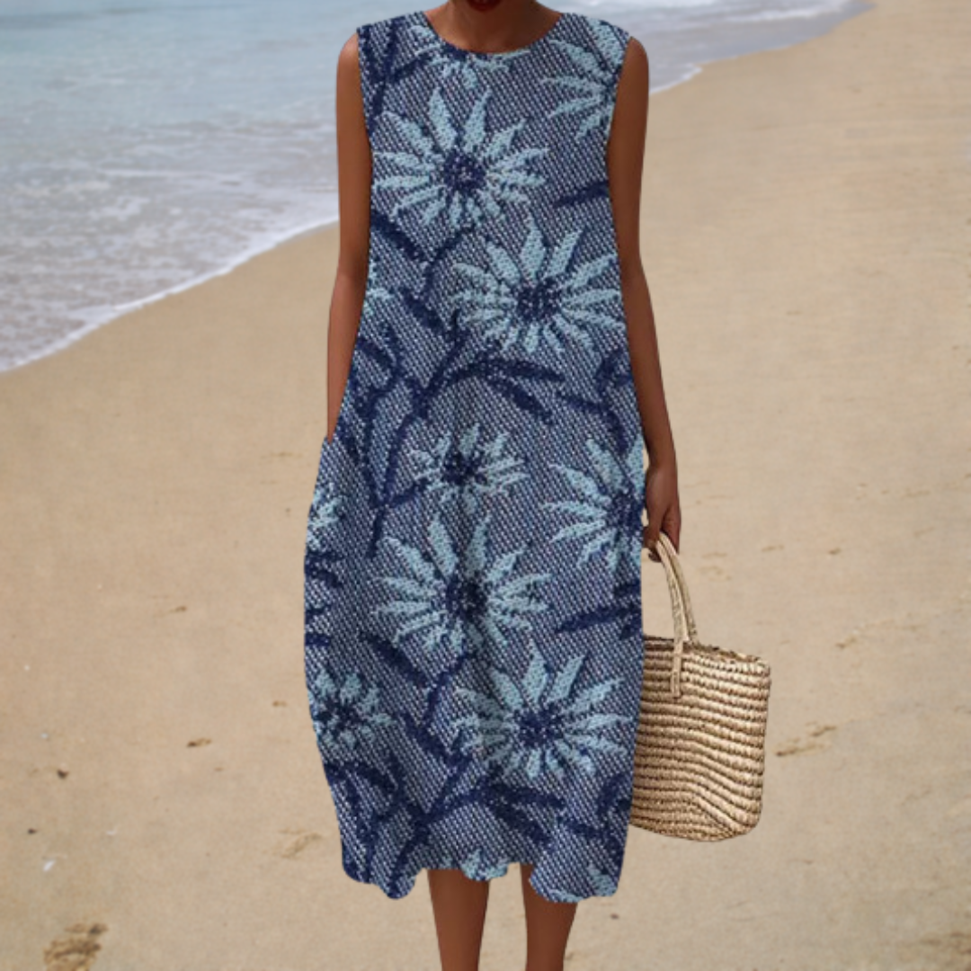 Brigitte | Elegante vestido midi floral