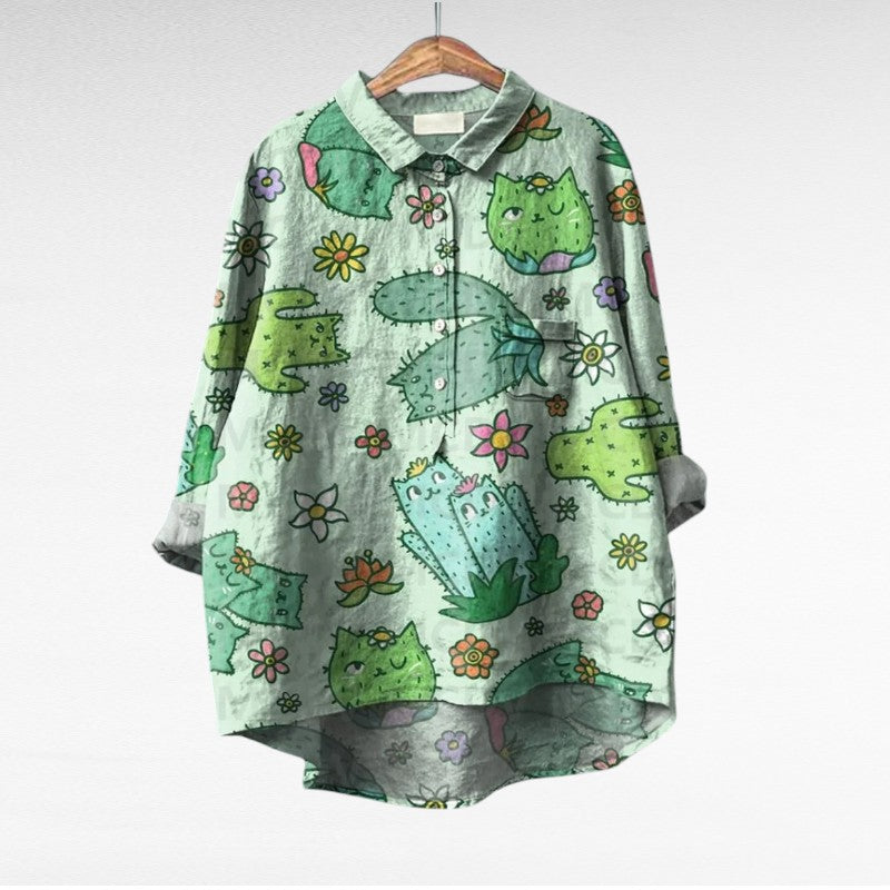 Esmée | Blusa artística floral