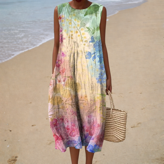 Luciena | Vestido midi bohemio