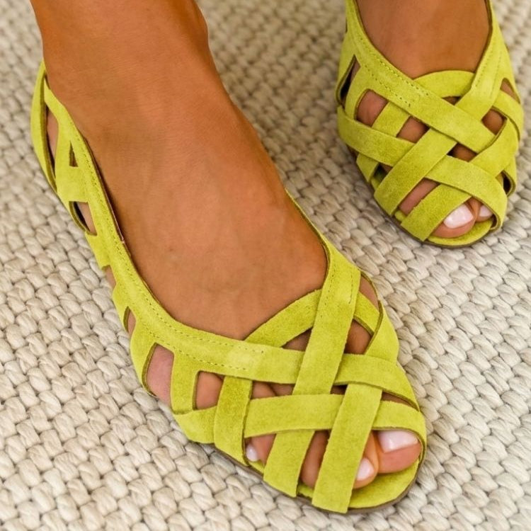 Caterina Intrecciati Sandalias Confort Coloridas