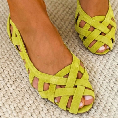 Caterina Intrecciati Sandalias Confort Coloridas