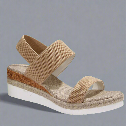 Alessia | Sandalias de plataforma negras
