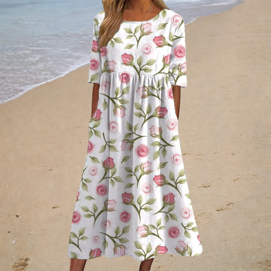 Aurelia | Vestido midi romántico