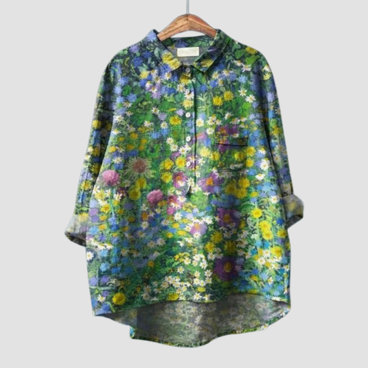Blandine | Blusa floral brillante