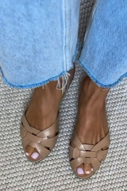 Sandalias trenzadas Serafina Natural Confort