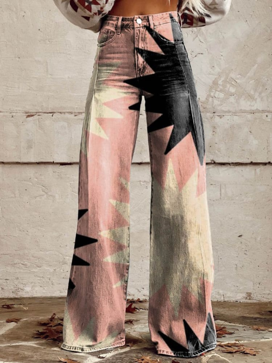 Sophia™ - Pantalones fucsia talla L