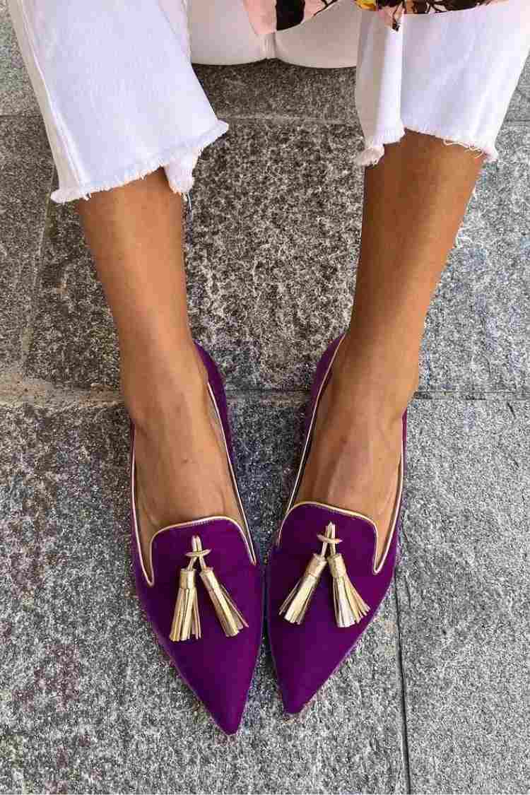 Amelie | Mocasines elegantes con flecos