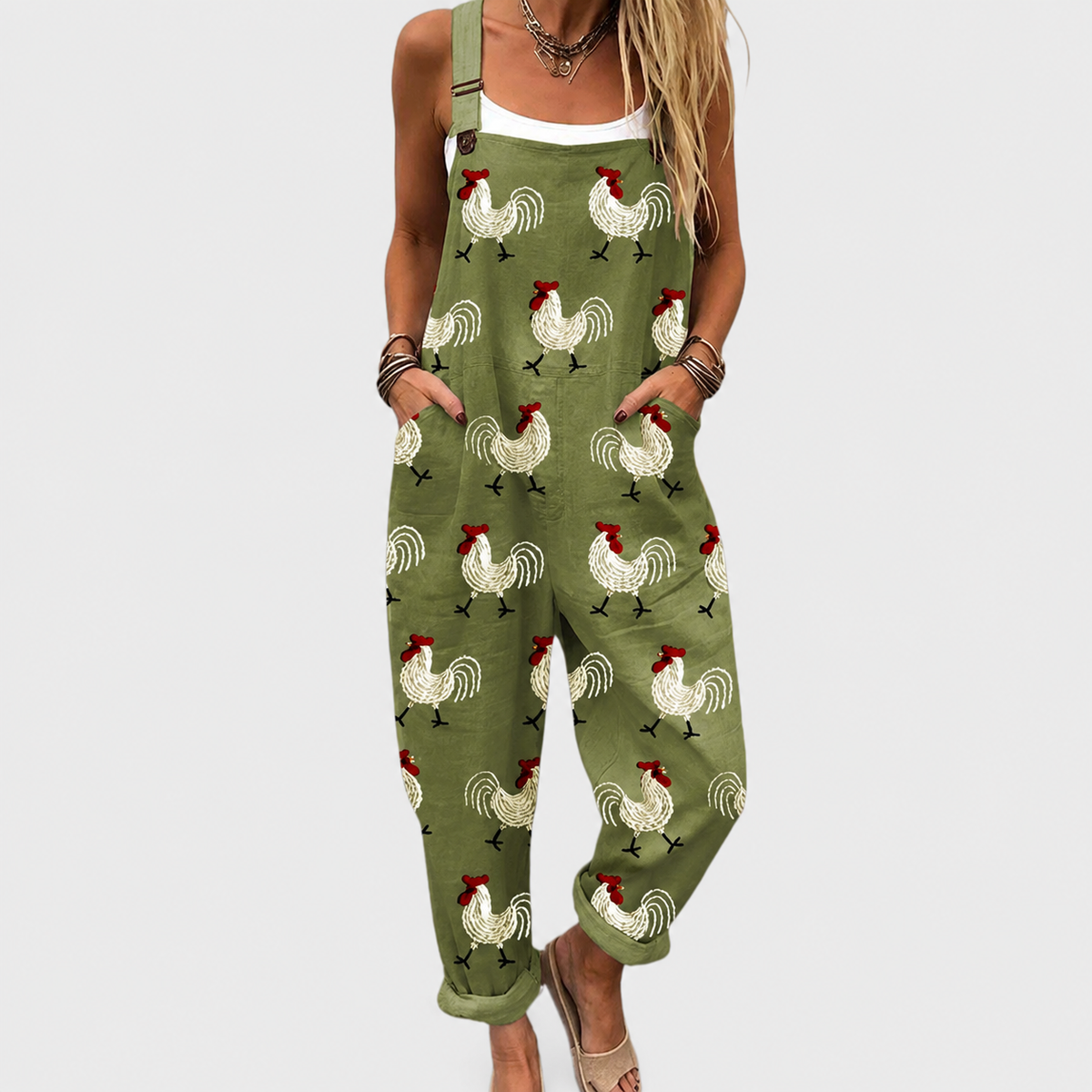 Peto estampado cómodo