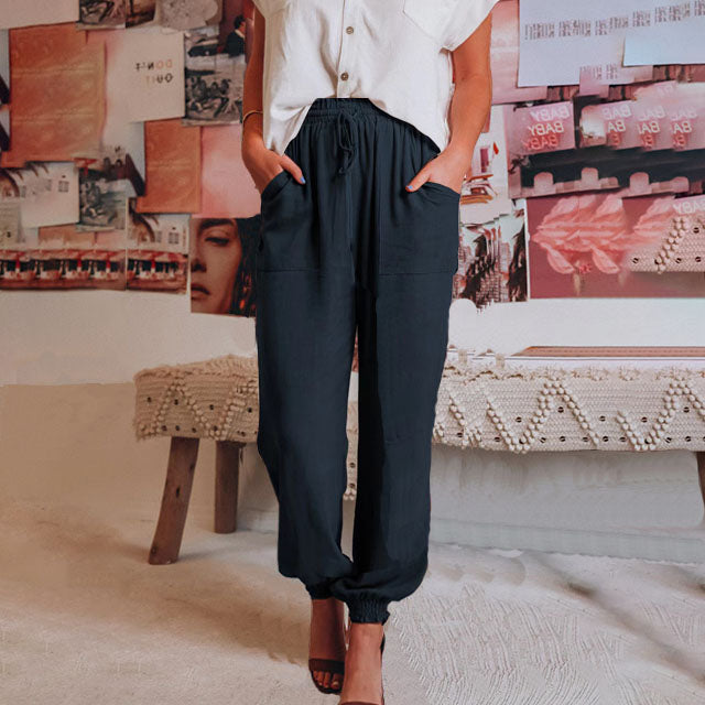 Kaeli – Pantalón elegante con cordón