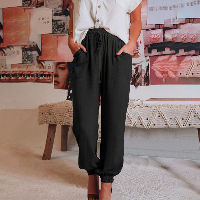 Kaeli – Pantalón elegante con cordón