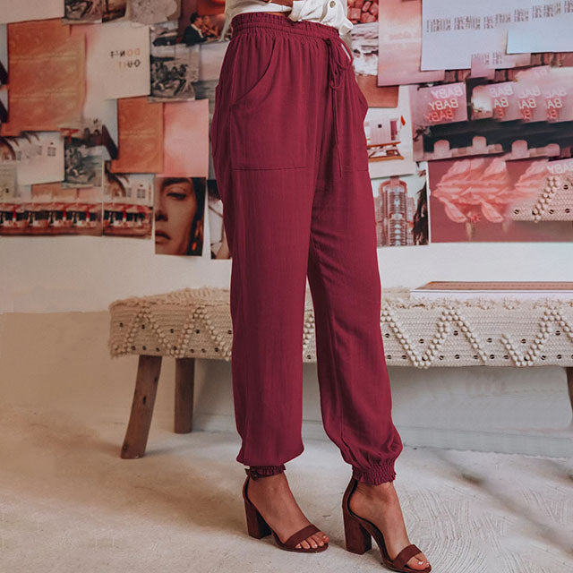 Kaeli – Pantalón elegante con cordón